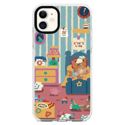 Teddy's Cozy Room_iPhone Clear Impact Case [1504425]