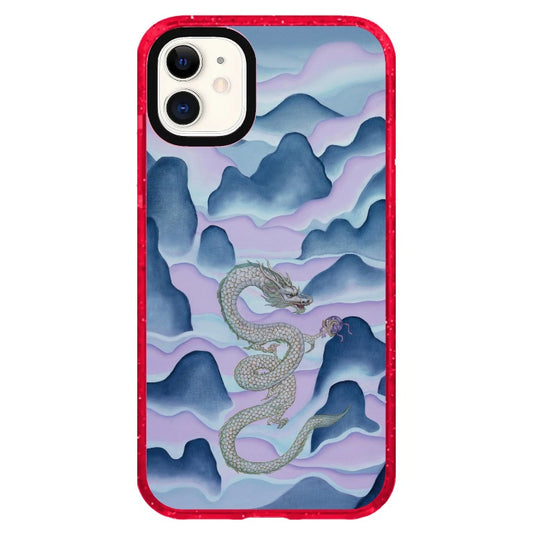 Dragon and Mountains Chinese Art Inspired Phone case_iPhone Clear Impact Case Limited  [1512568]