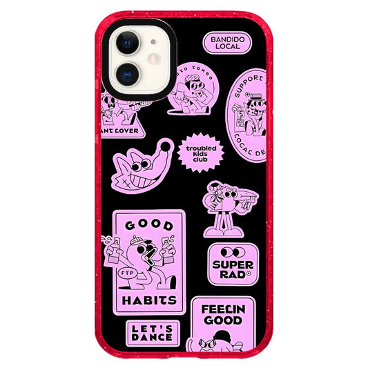 Black Pink_iPhone Clear Impact Case Limited  [1494972]