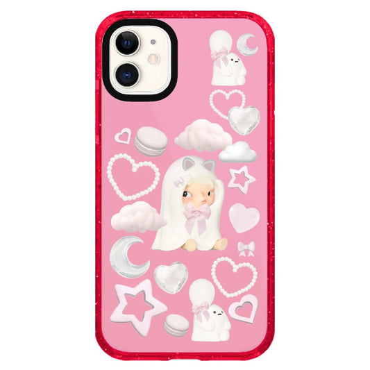 Pink Hirono Ghost 👻🎀 _iPhone Clear Impact Case Limited  [1532106]