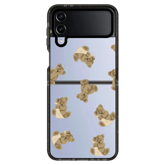 Teddy Bear with a Towel Pattern Phone Case_Samsung Z Flip [1525559]