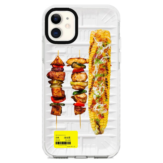 Supermarket Theme Barbecue Phone Case _iPhone Clear Impact Case [1523333]