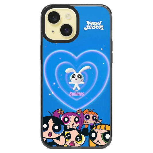 New Jeans Bunny and Powerpuff Girls Theme Phone Case_iPhone15