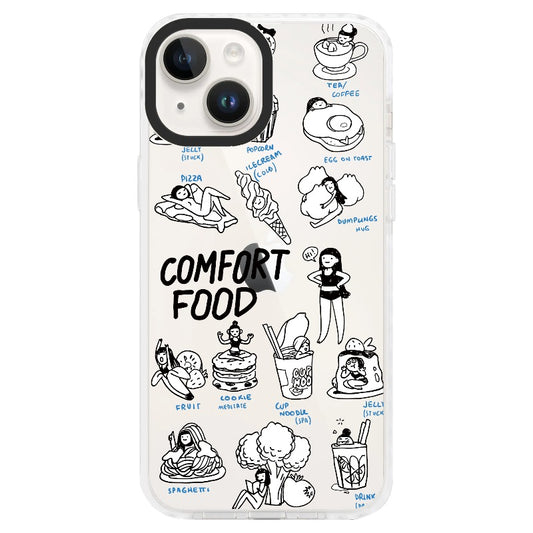 Comfort Food_Clear Impact Case - White