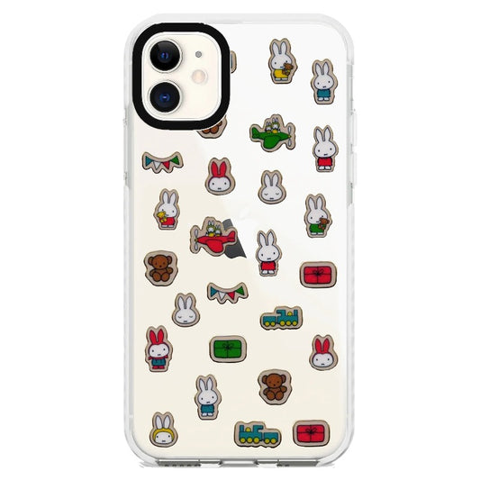 Vintage Miffy Stickers Phone Case_iPhone Clear Impact Case [1525563]