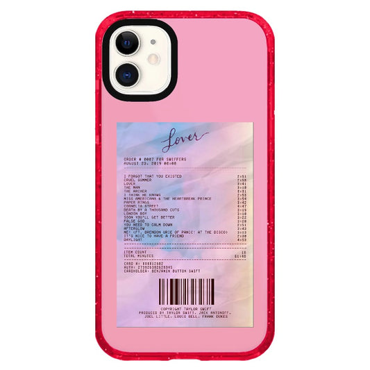 T.S Lover Receipt Phone Case_iPhone Clear Impact Case Limited  [1511238]