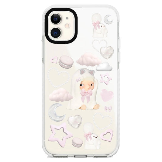 Pink Hirono Ghost 👻🎀 _iPhone Clear Impact Case [1532106]