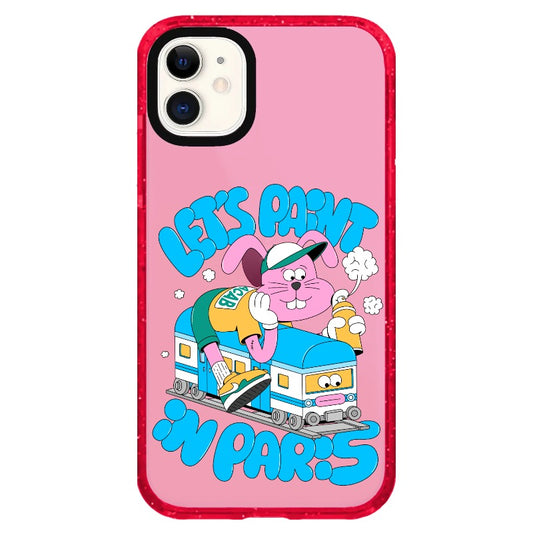 LET'S PAINT IN PARIS_iPhone Clear Impact Case Limited  [1532062]